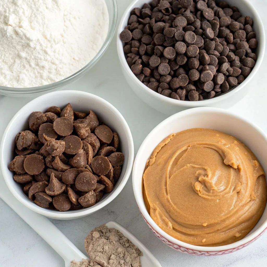 Rich Chocolate Peanut Butter Cottage Cheese Brownies