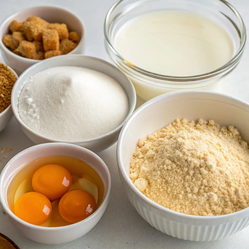 Soft Honey Milk Cake Slices with a Golden Top