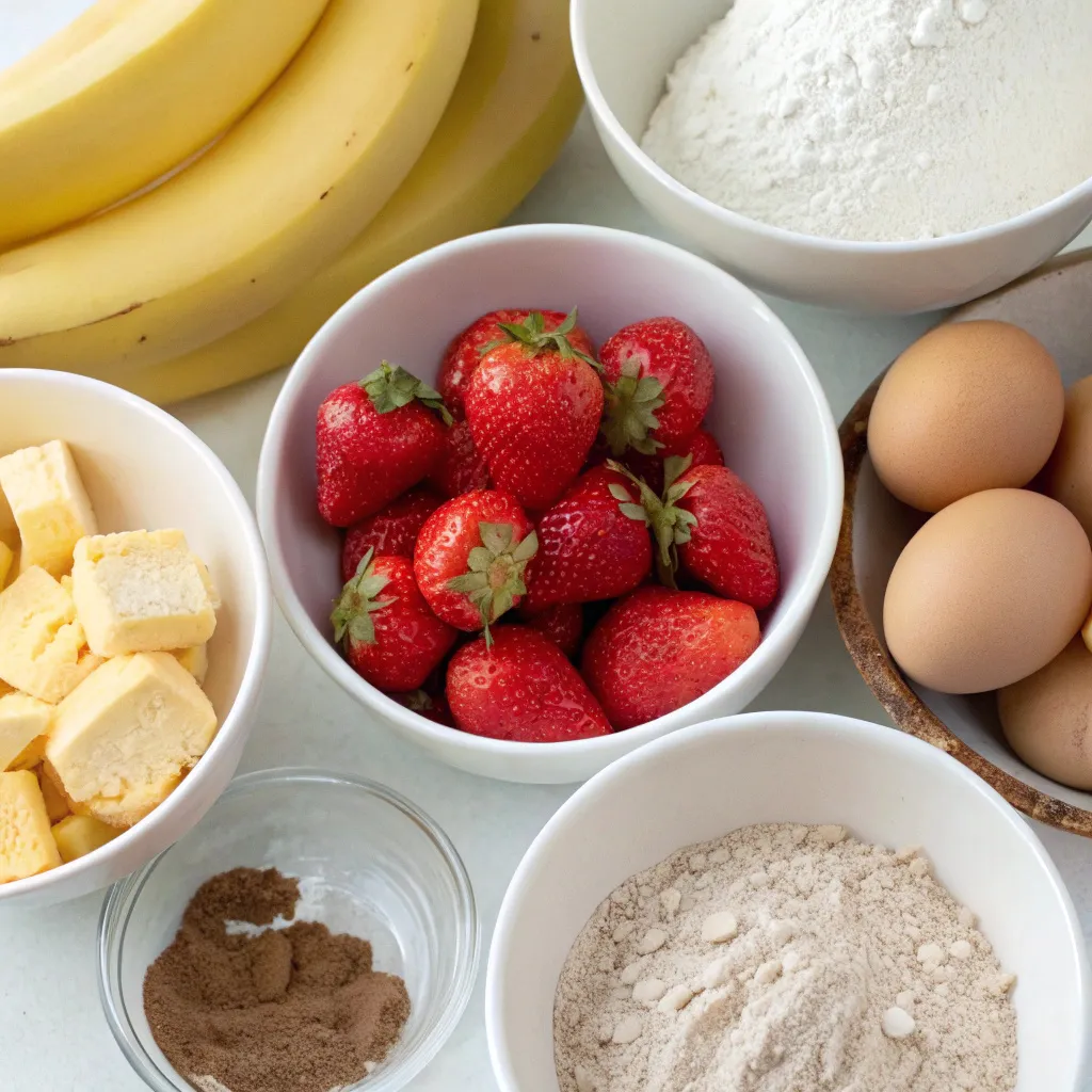 Strawberry Banana Bread