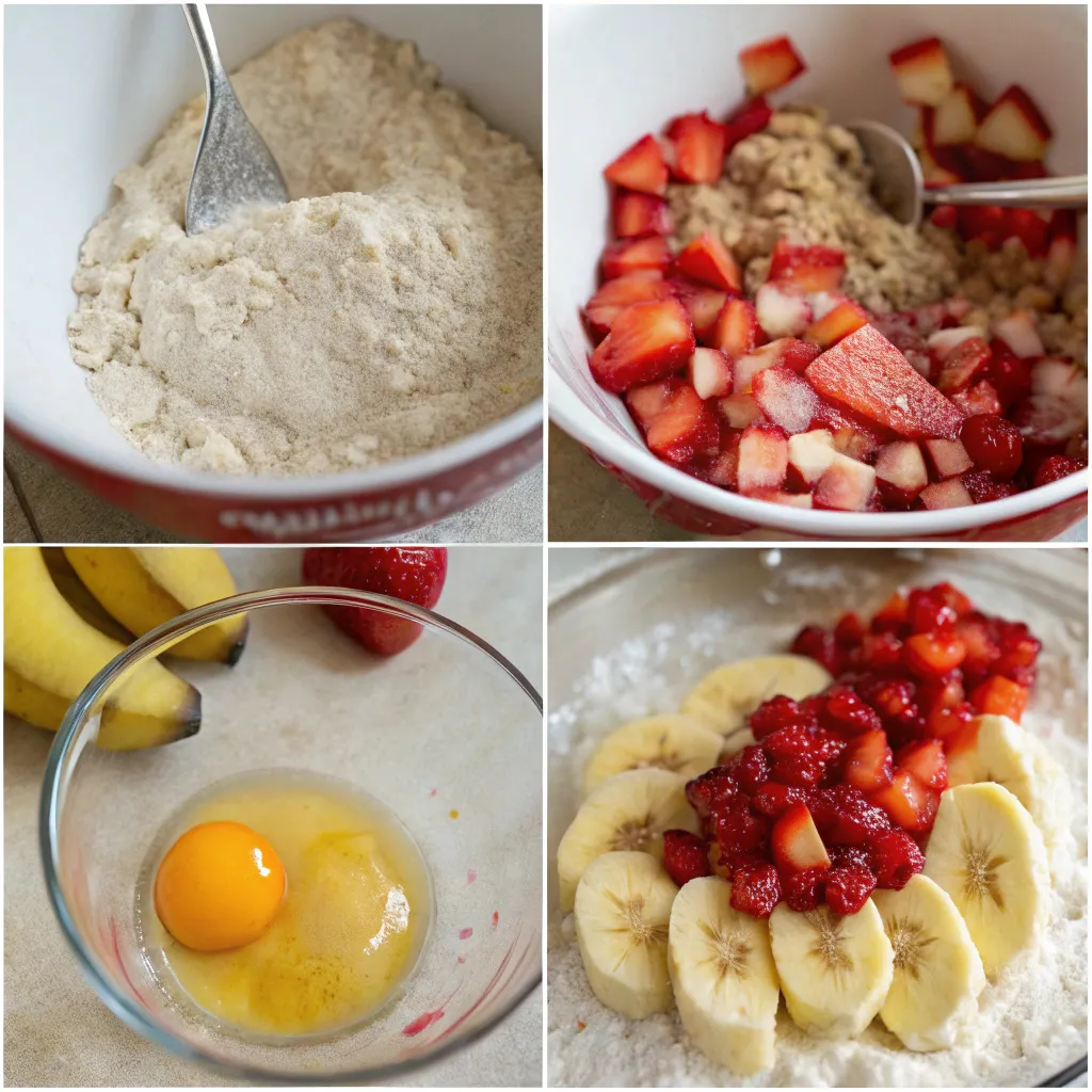 Strawberry Banana Bread