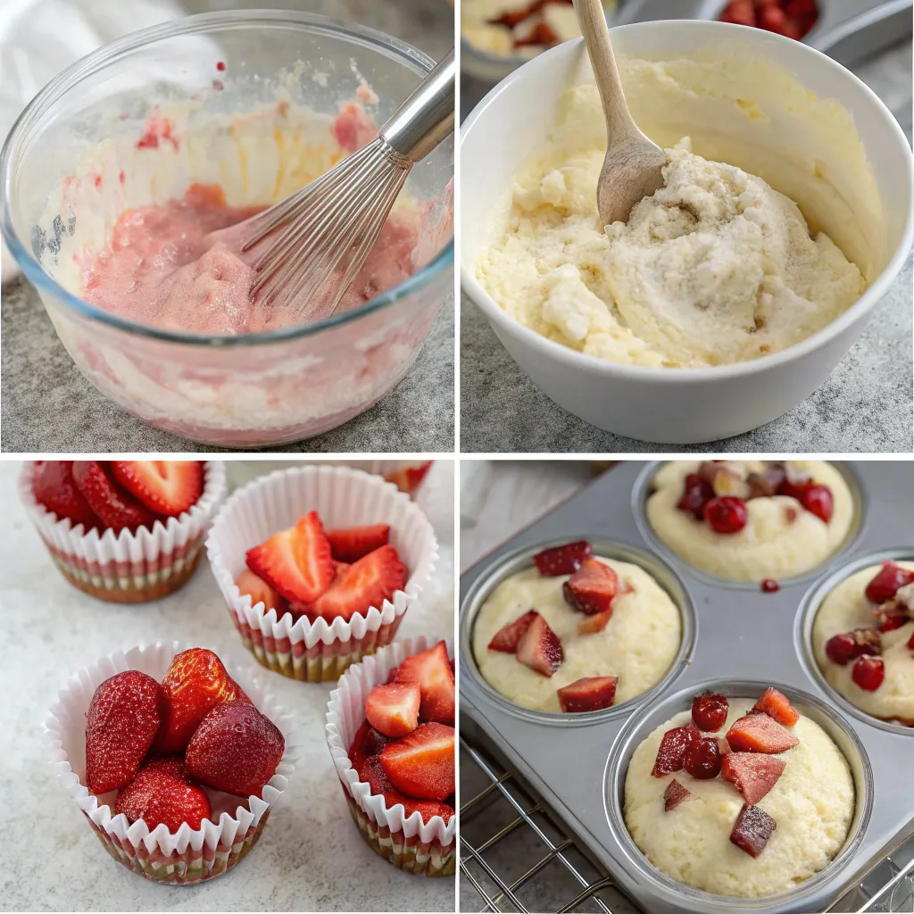 Strawberry Cream Cheese Muffins