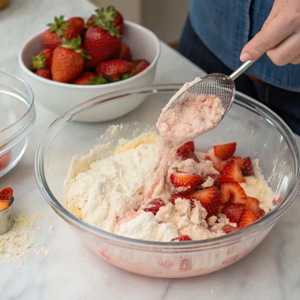 Sugar-Free Strawberry Cream Cheese Scones