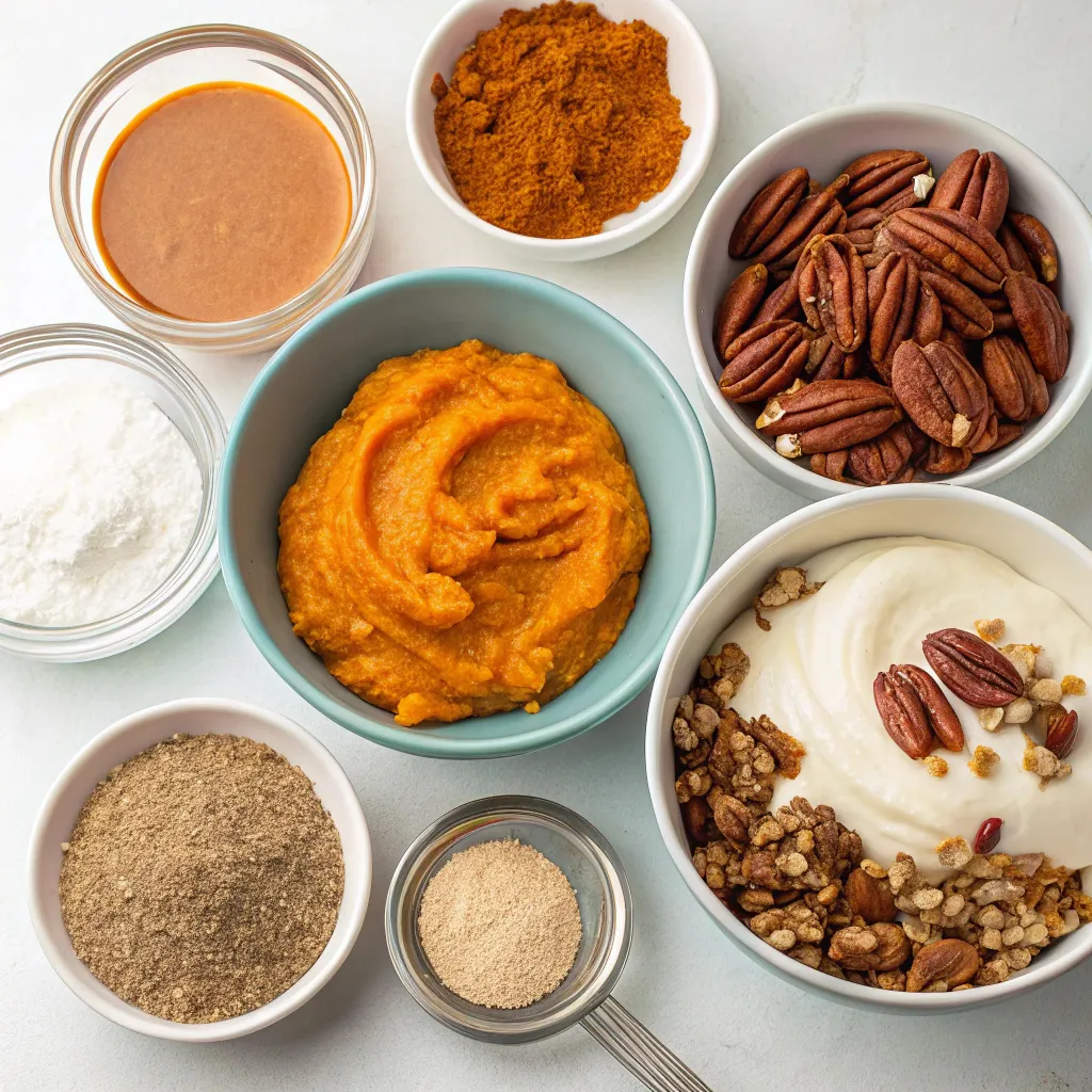 Cozy Flourless Pumpkin Pecan Greek Yogurt Cake That Feels Like Fall (10 Wholesome Slices) 7 Flourless Pumpkin Pecan Greek Yogurt Cake