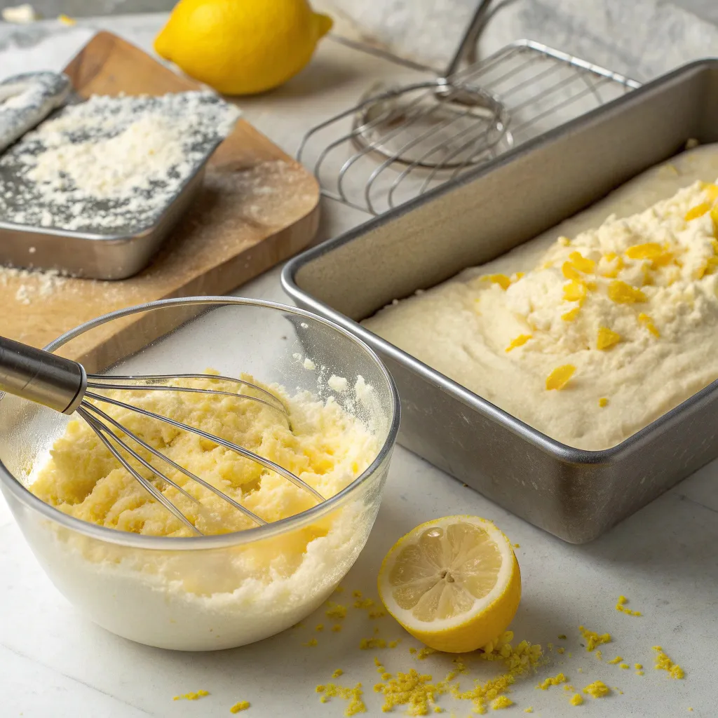 High-Protein Lemon Loaf with Cottage Cheese