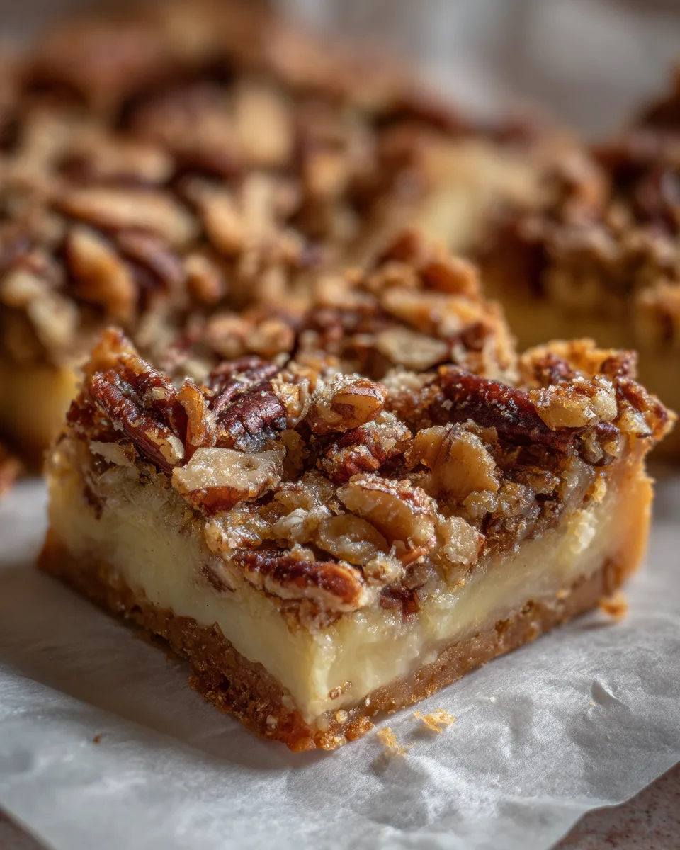 Pecan Cream Pie Bars
