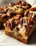 Crunch Buttery Pecan Cream Cheese Cookie Bars