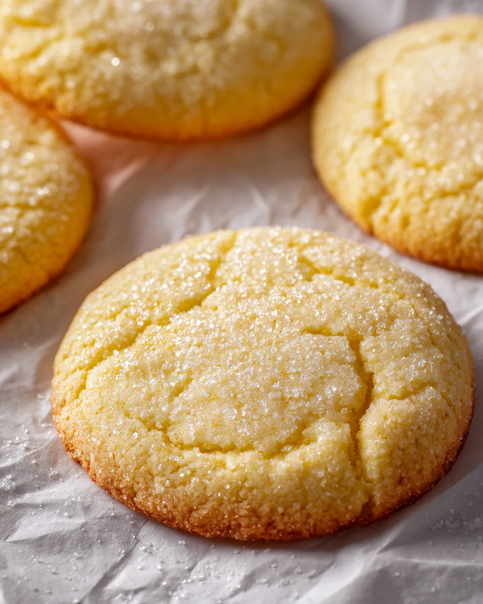 Lemon Sugar Cookies