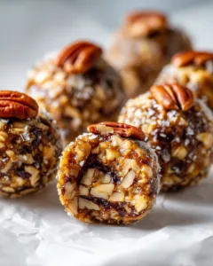 No-Bake Pecan Pie Balls