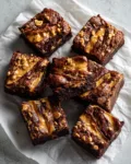 Rich Chocolate Peanut Butter Cottage Cheese Brownies
