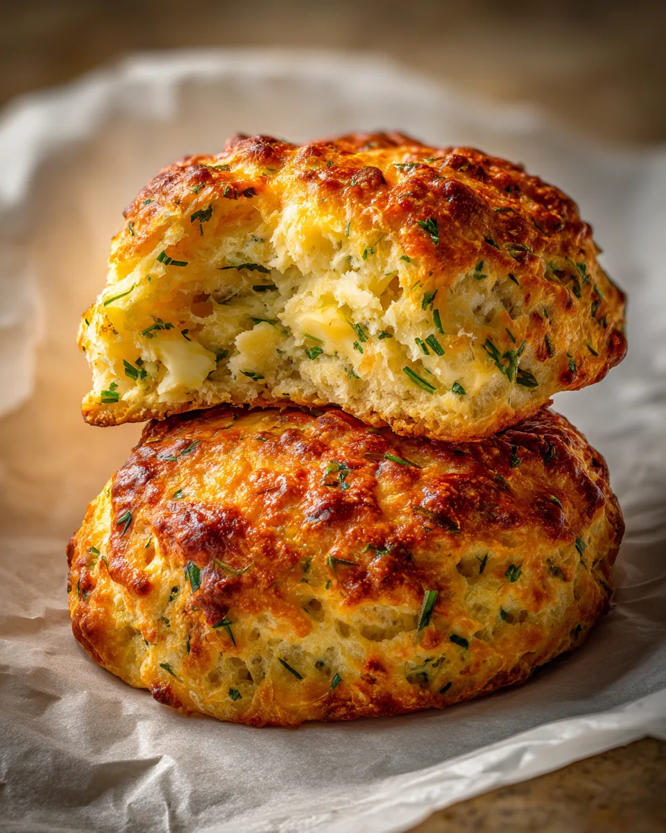 Savory Cheddar & Herb Cottage Cheese Scones