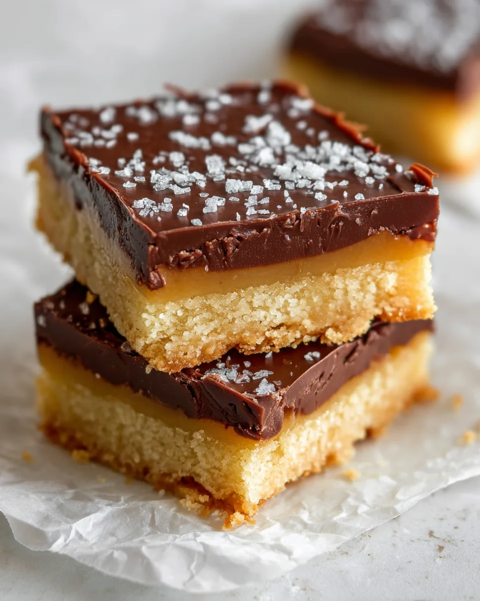Sugar-Free Millionaire Shortbread Bars