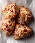 Sugar-Free Strawberry Cream Cheese Scones
