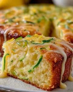 Flourless Lemon Zucchini Cake