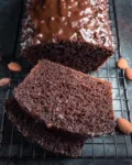 Chocolate Loaf Cake with Chocolate Almond