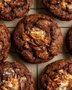 German Chocolate Cookies