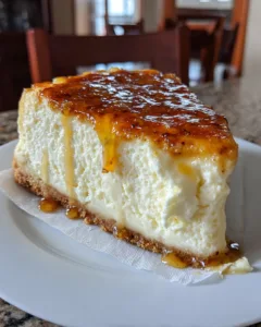 3-Ingredient Magic Cottage Cheese Cheesecake