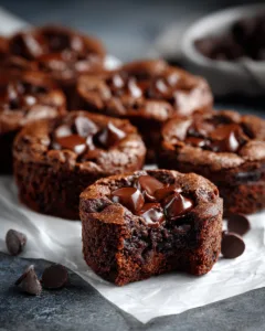 Chocolate Chip Cookie Dough Brownie Bites