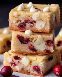 White Chocolate Cranberry Soft Squares