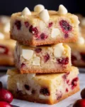 White Chocolate Cranberry Soft Squares
