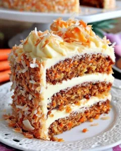 Hawaiian Carrot Cake with Coconut Icing