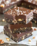 No-Bake Brownies with Walnuts