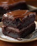 Double Fudge Whiskey Cake