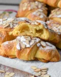 Easy Vegan Almond Croissant Pastry (Yeast-Free, Flaky & Ready in 30 Minutes)