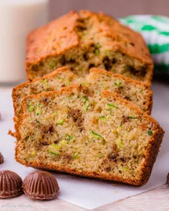 Chocolate Peanut Butter Cup Zucchini Bread