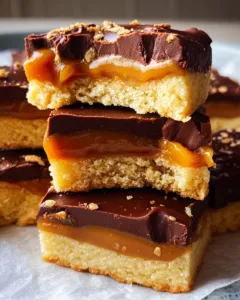 No-Bake Millionaire’s Shortbread Bars