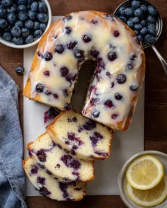 Lemon Blueberry Pound Cake