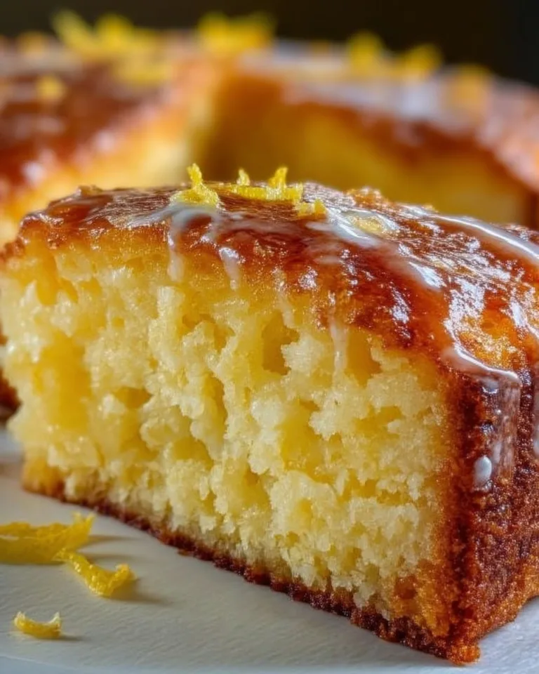 Flourless Lemon Cottage Cheese Cake