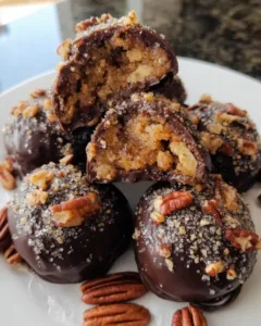 No-Bake Truffle Pecan Pie Balls