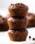 Flourless Dark Chocolate Muffins