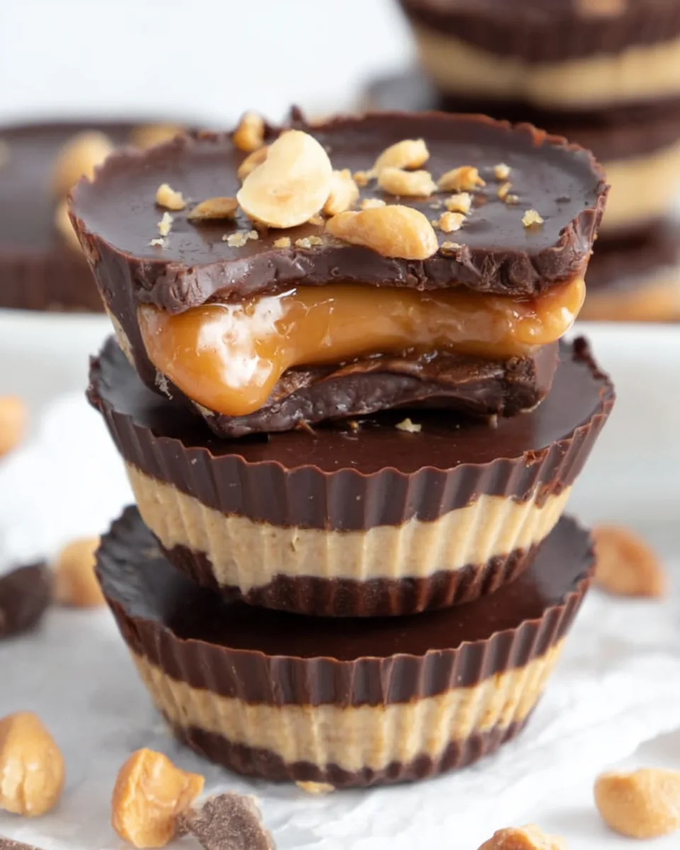 Keto Snickers Cups
