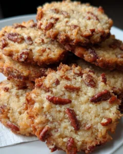 Buttery Brown Butter Pecan Shortbread Cookies