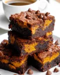 Pumpkin Peanut Butter Brownies