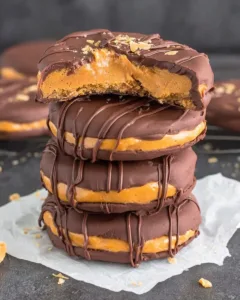 Chocolate Peanut Butter No-Bake Cookies