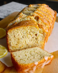 High-Protein Lemon Loaf with Cottage Cheese