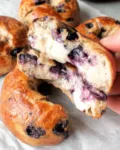 Healthy Blueberry Bagels