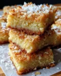 Classic Coconut Shortbread Squares