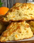 Orange Cottage Cheese Scones