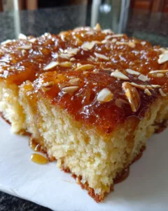 Honey Vanilla Cottage Cheese Sheet Cake