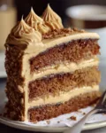 Caramel Coffee Buttercream Cake