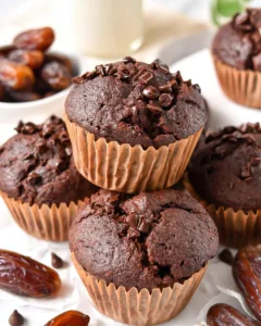 Chocolate Date Muffins