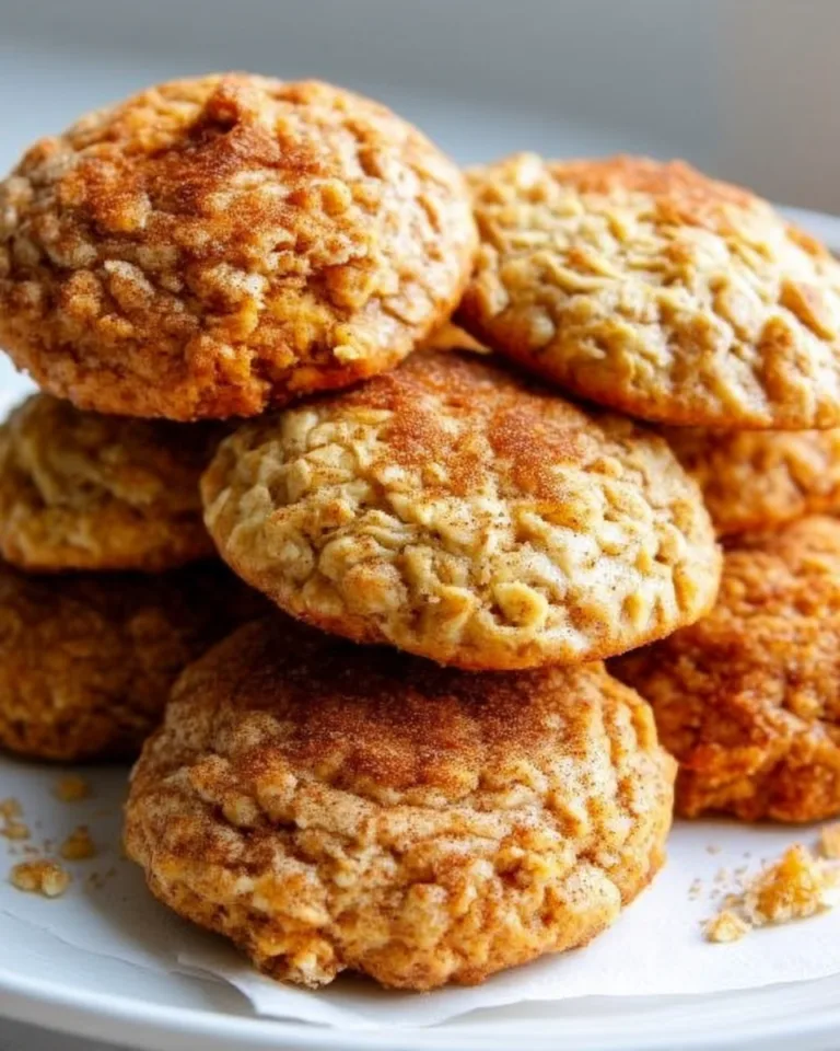 Cottage Cheese Cinnamon Roll Breakfast Cookies