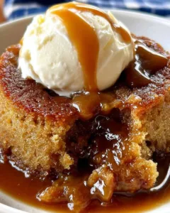 Self-Saucing Butterscotch Pudding