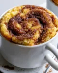 Coffee Cake Cinnamon Swirl Mug Cake
