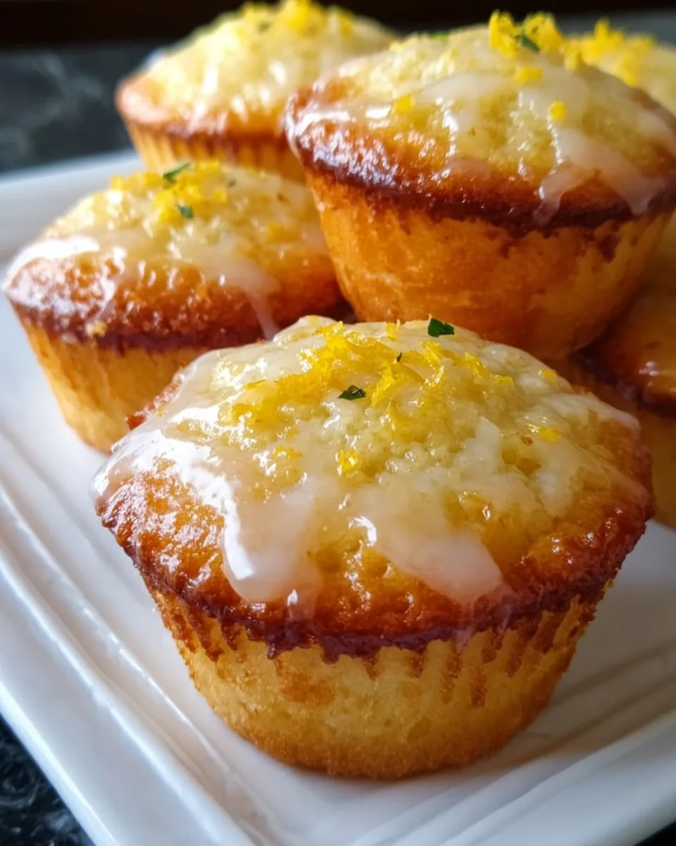 Lemon Cottage Cheese Protein Cupcakes