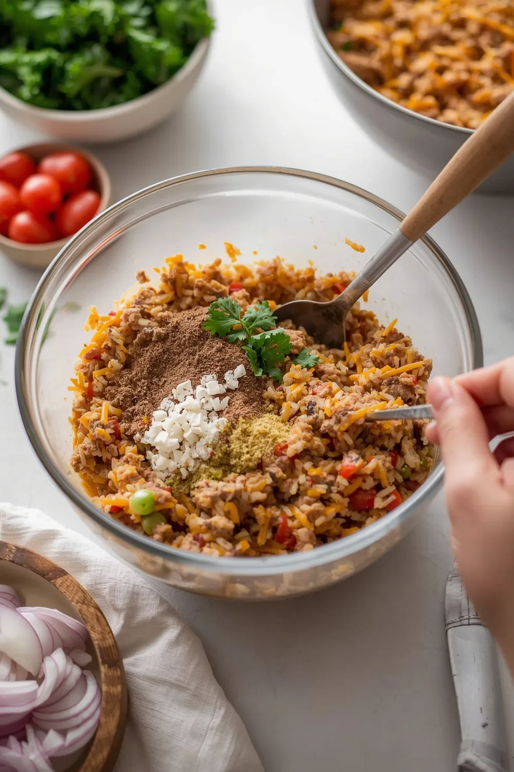 Easy Cheesy Ground Beef Skillet with Rice