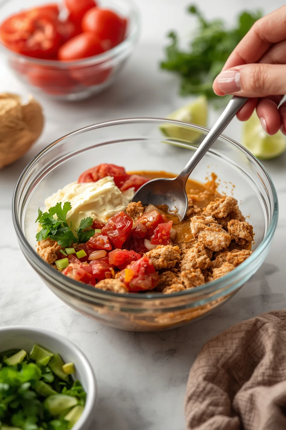 Irresistible Easy Make Ahead Chicken Burrito Bowls for Meal Prep 2 Easy Make Ahead Chicken Burrito Bowls for Meal Prep